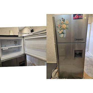 disbenser: Paslanmayan poladdan iki qapılı soyuducu Evdən satış - Üst bölmə – — 1