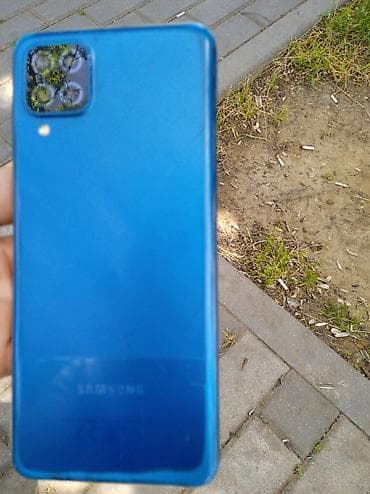 samsung a3164gb: Samsung Galaxy A12, 32 GB, rəng - Göy, Qırıq — 4