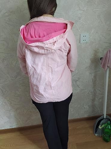 kurtka usaq ucun: Qız uşaqları üçün açıq çəhrayı küləkkeçirməz gödəkçə - Rəng: açıq — 2