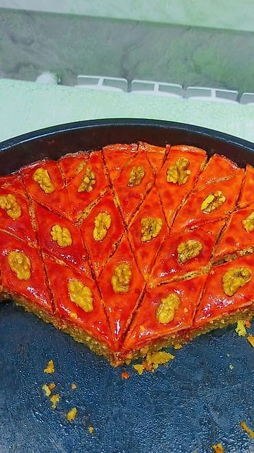 gurcu xengeli resepti: Şəki paxlavası – evdə hazırlanmış - Klassik reseptlə bişirilmiş — 2