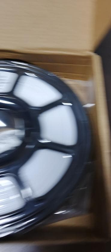 PETG 3D printer filament – Ağ rəng - Material: PETG - Çap diametri — 4