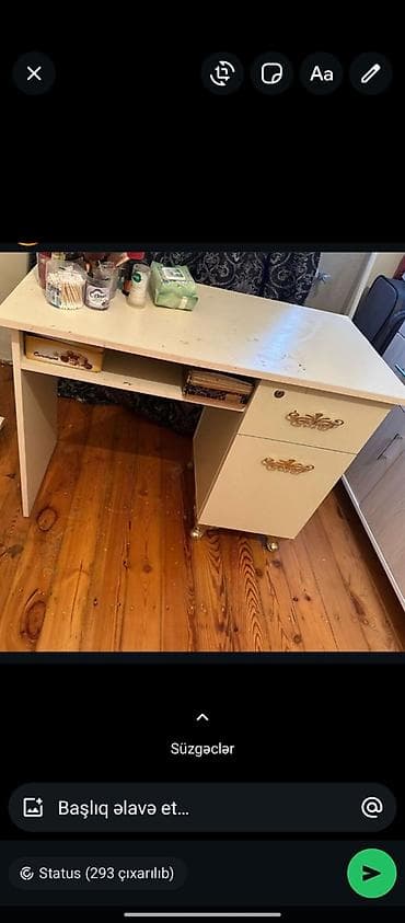 dolab 2 qapili: İşlənmiş, 2 qapılı, Siyirməli, Bej, Taxta, Açılan, Düz dolab — 2