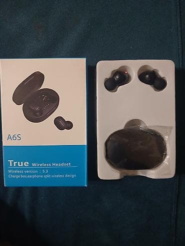 micro qulaqciq: Yeni Simsiz (Bluetooth) Qulaqcıqlar, AIR MUSIC, rəng - Qara — 4