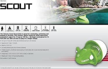 elektrikli matasklet: Yamaha Scout Seascooter – sualtı skuter - Şnorkellə üzmə, hovuzda — 2
