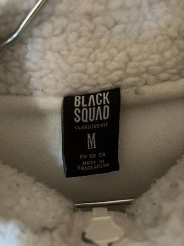 usta geyimi: Məhsul: Black Squad Los Angeles şerpa/jaket - Rəng: ağ - Material — 3