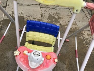 uşaq yelənçəyi: Oturacaq-yelləncək, Zontiksiz, Metal — 1