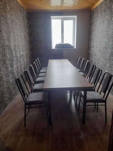 laminat qiyməti: Qonaq otağı üçün, Yeni, Açılmayan, Dördbucaq masa, 1 stul — 14