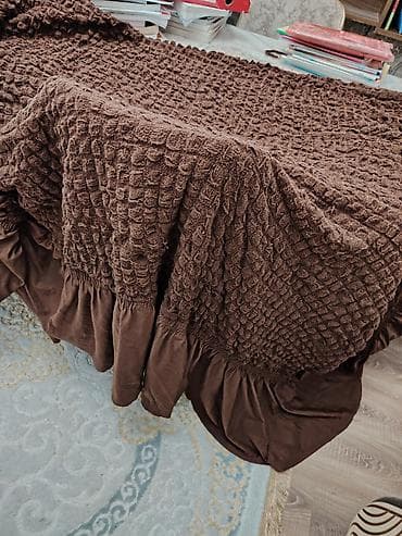 Kreslo üçün İşlənmiş rəng - Qəhvəyi Yataq örtüyü, Ünvandan götürmə