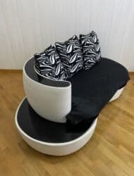 кухонный диван: Диван, Б/у, Нераскладной, Велюровая ткань — 10