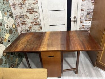 Masalar: Qonaq masası, Qatlanan, Taxta, Dördbucaq masa — 4