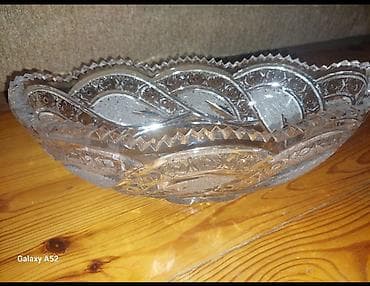 Büllur şirniyyat/qab meyvə qabı - Material: qalın büllur şüşə - lalafo.az -da Büllur şirniyyat/qab meyvə qabı - Material: qalın büllur şüşə -