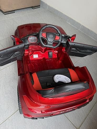 nəni: Uşaq üçün elektrikli minik maşını – qırmızı rəng - Korpus: parlaq — 4