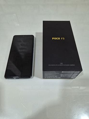 telefon satıram: Poco F3, rəng - Qara, Barmaq izi — 2