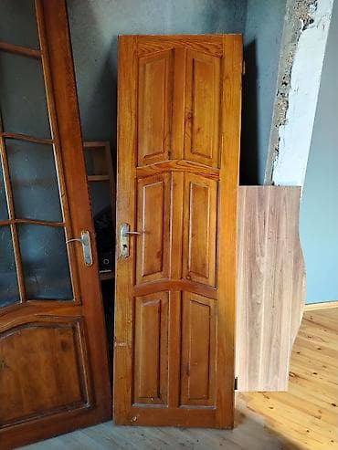 qapi taxda: Taxta otaq qapıları – 3 ədəd Məhsul təsviri: - Material: təbii ağac — 3