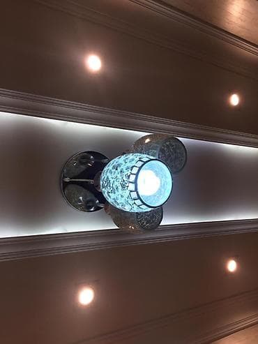 elektrik saat: Çılçıraq, 3 lampa, Şüşə — 2