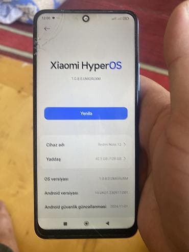 Xiaomi 12, 128 GB, rəng - Mavi, 
 Qırıq — 4