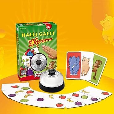 kubik rubik timer: Настольная игра «Halli Galli Extreme» (Amigo), от 7-8 лет. «Halli — 1