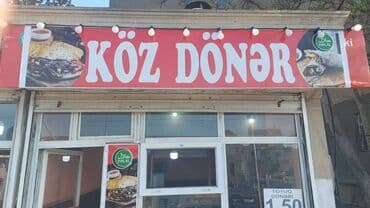 аренда торгового места в магазине: Qaraçuxurda 30 kv və 2 sot həyət sahəsi olan dönərxana icarəyə — 2