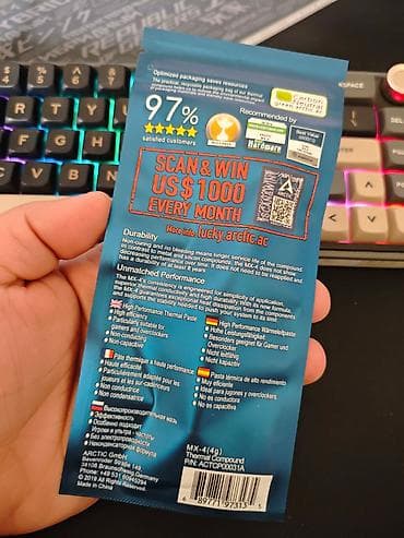 termal pasta: Arctic MX4 4g termopasta butun nov prosessorlar ucun istifade edile — 2