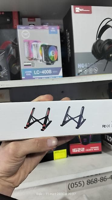 ucuz kompüter: Notebooklar üçün stand. plastikdir. Yenidir. Satış Mağazadadır — 1
