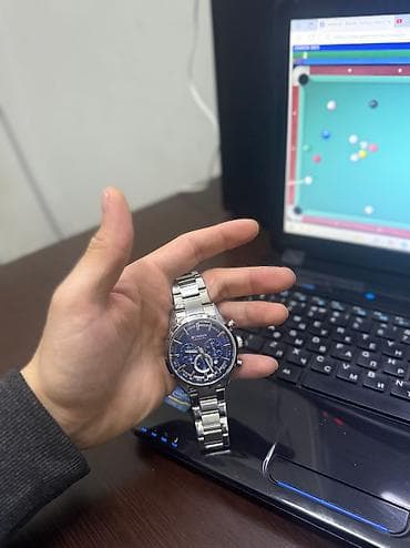 smart saat mi: İşlənmiş, Qol saatı, Curren, rəng - Gümüşü — 2