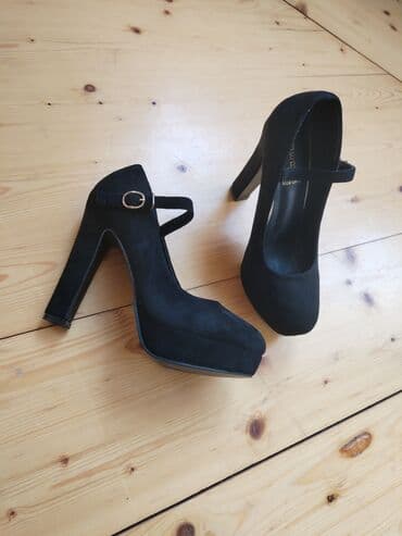 туфли новая не разу не одевала: Туфли, Размер: 36, цвет - Черный, Б/у — 1