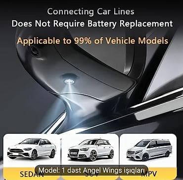 s yan güzgülər: TƏZƏDİR.Avtomobil qapısı üçün “Angel Wings” proyeksiya işıqları – 1 — 4