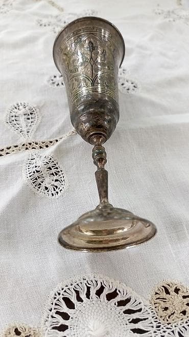 dekor qab: Qədəhlər, rəng - Gümüşü, Metal, 1 əd, Rusiya — 4