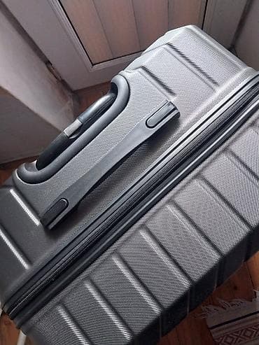 Çamadanlar: Sərt gövdəli, təkərli səyahət çamadanı - Material: yüngül və davamlı — 6