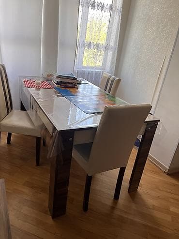 lalafo dirnaq stolu: Qonaq masası, İşlənmiş, Açılmayan, Taxta, Dördbucaq masa — 2