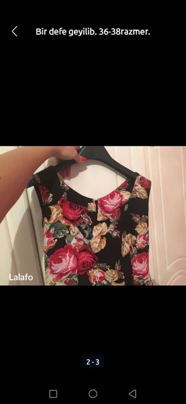 Ziyafət donları: 36-38 bədən. 1 dəfə geyilib. Yenidən seçilmir. Ziyafət geyimi — 3