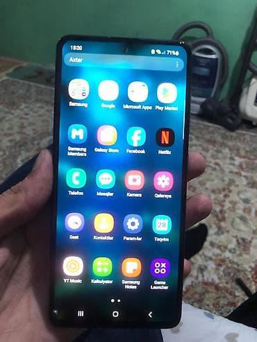 samsung a30s ekran: Samsung Galaxy A51, 128 GB, rəng - Ağ, Barmaq izi — 1