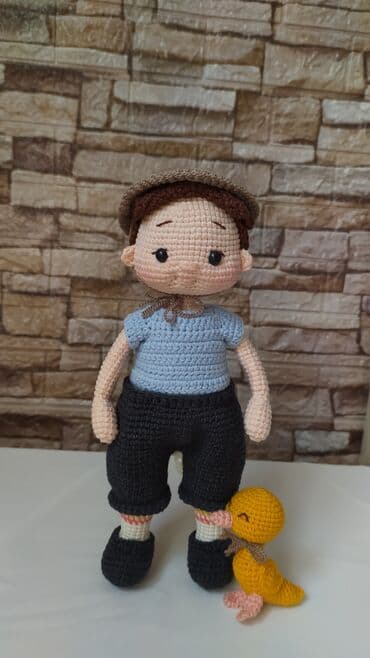 toxunma jaketler: Toxunma oyuncaq Material: 45% akrilik, 55% pambıq Uzunluq: 28 sm — 2