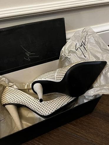 bemsa ayaqqabı: YENİ Giuseppe Zanotti qadın ayaqqabısı – 39 ölçü, natural dəri — 4