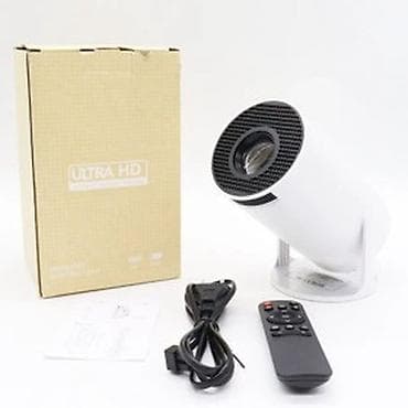 hd recorder: Mini proyektor, kompakt və müasir silindrik dizayna malikdir. Masa və — 3
