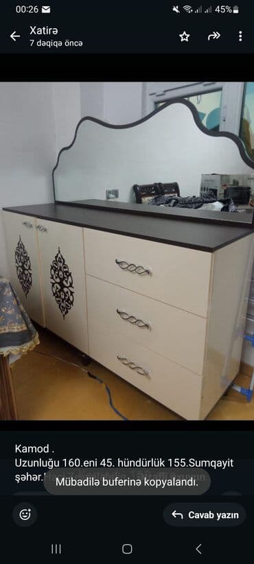 termo qadın şalvarları: Kamod . Uzunluğu 160.eni 45. hündürlük 155.Sumqayit şəhər.Haci — 1