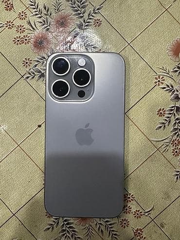 IPhone 15 Pro, 256 GB, Gümüşü, Face ID