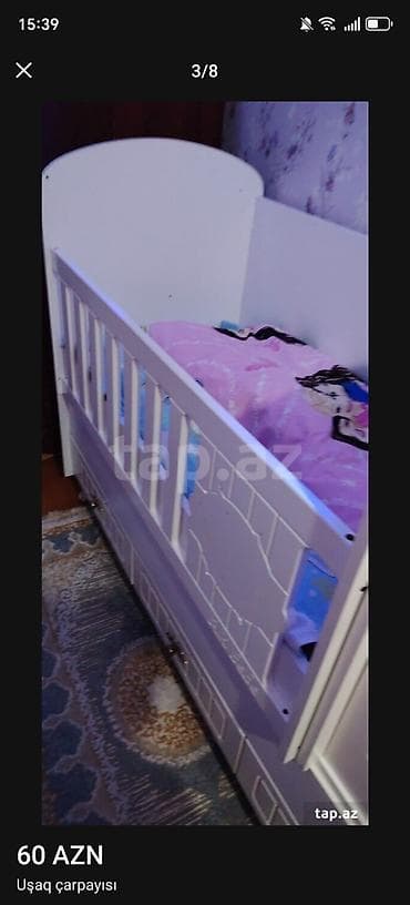 kitab dolabı: Oğlan və qız üçün, Çarpayı, Bazasız, Matrassız, Siyirməli — 5