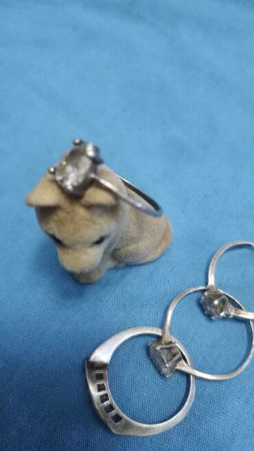 brilliant qaşlı üzük: Nişan, Üzük, Gümüş — 3