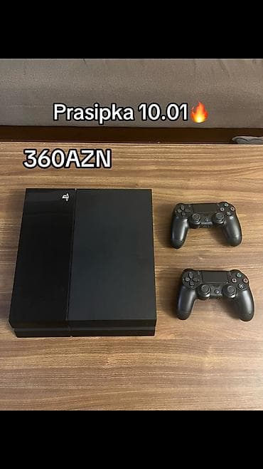 video reqstrator: Salam.Playstation 4 fat modeli satilir 10.01 versiya 500gb icinde fifa — 1