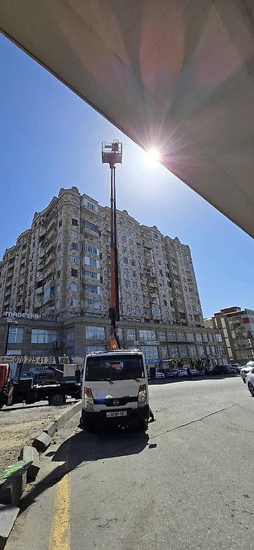 SATILIR.Nissan Cabstar Avtokran-avtosəbəti yuxarı hündürlüklərdə — 5