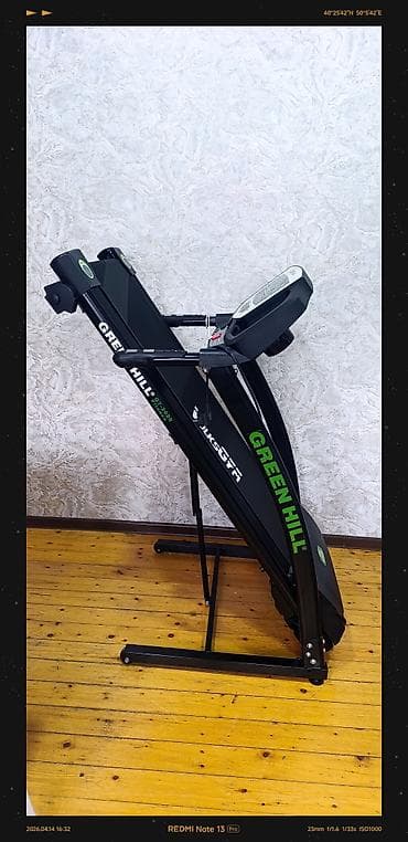Беговые дорожки: GREEN HILL qaçış trenajoru hec bir problemi yoxdu ela veziyetded 95 — 5