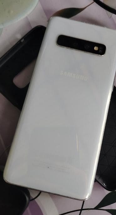 telefon case: Samsung Galaxy S10, rəng - Ağ, Simsiz şarj — 1