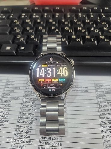 smart qolbaqlar: Ağıllı saat – paslanmayan poladdan bərk korpus və metal qolbaq — 5