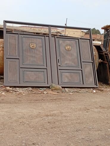 Darvazalar və aksesuarlar: Dəmir Həyət darvazası, Yana açılan, Mexaniki, rəng - Mavi — 23