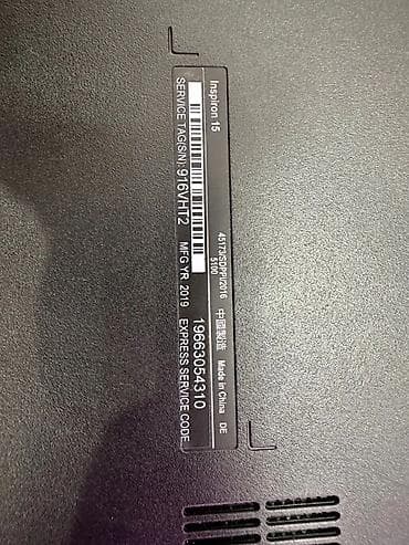 Dell: Dell noutbuk Xüsusiyyətlər: - Prosessor: AMD A9-9425 (Radeon R5, 5 — 5