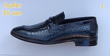 ayaqab: LOAFER (1) Fərdi tikişlə təbiii dəridən (içliyi gön-dəridən) — 1