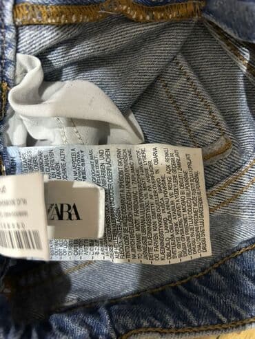 подарки на день рождения: Zara Brend Usaq şalvarı daxildir. 11/12 152sm Bir şalvar açıq mavi — 4