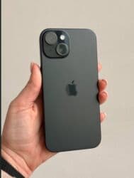 iphone dubai version: IPhone 15, 128 GB, Black Titanium, Zəmanət, Kredit, Simsiz şarj — 1