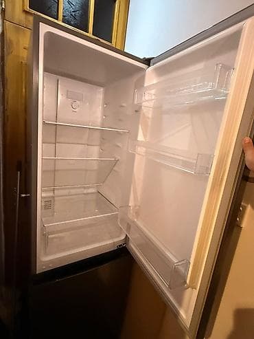 soyuducu metbex: 2 qapılı Hoffman Soyuducu Satılır, rəng - Gümüşü — 3